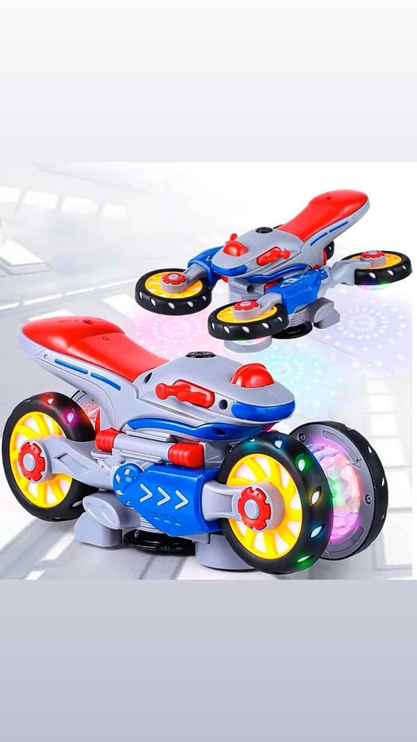 Moto Giratoria Con luces y Sonidos